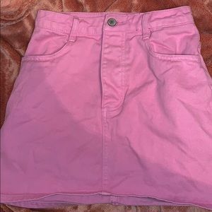 Brandy Pink Jean Skirt!